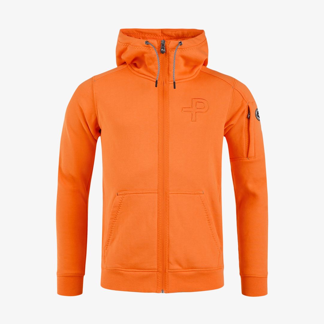 P-hoodie, Blazing Orange Den perfekta zip hoodien och en riktig klassiker i vårt sortiment