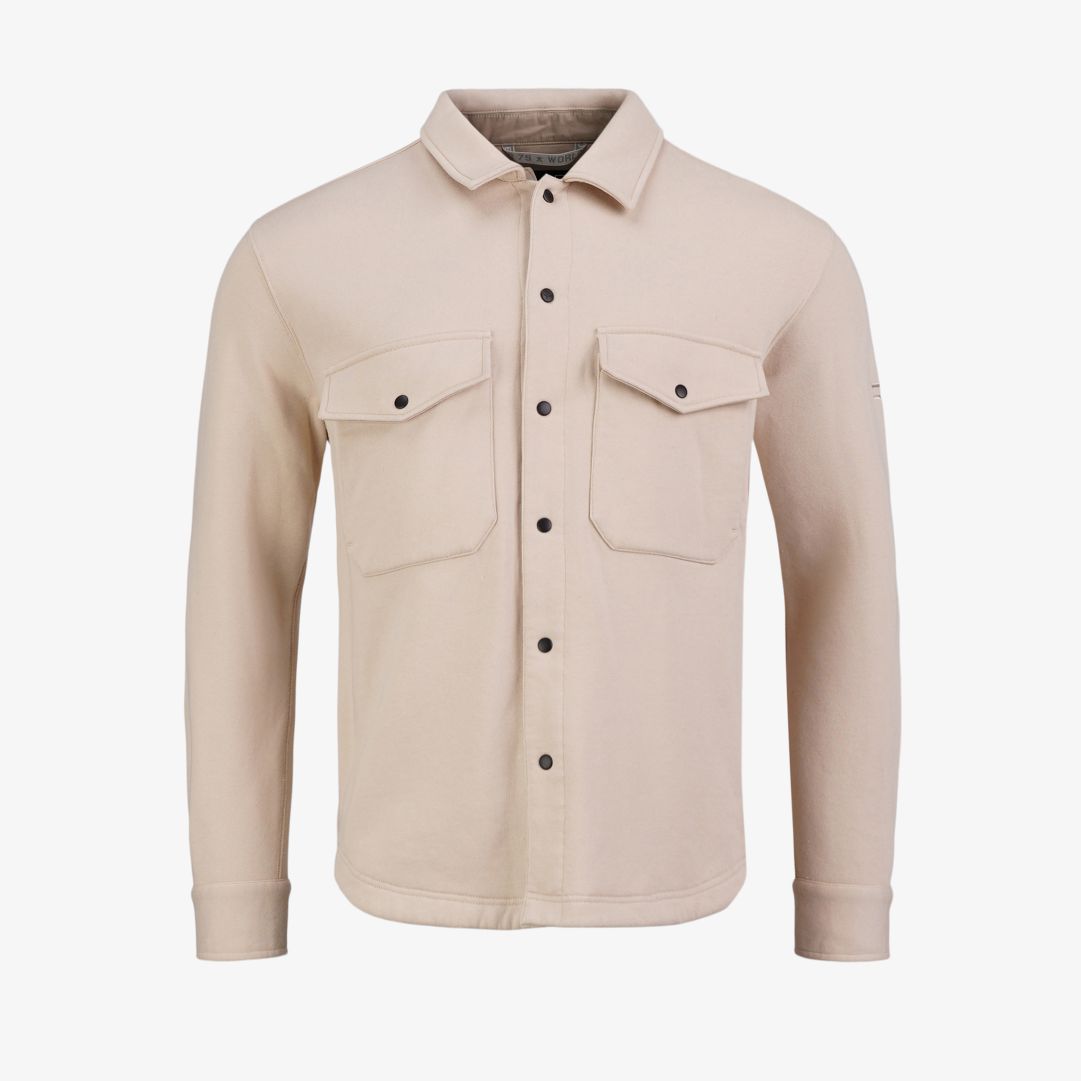 P-Overshirt, Lt. Beige Oak Ett mångsidigt plagg som kan användas som både skjorta och jacka