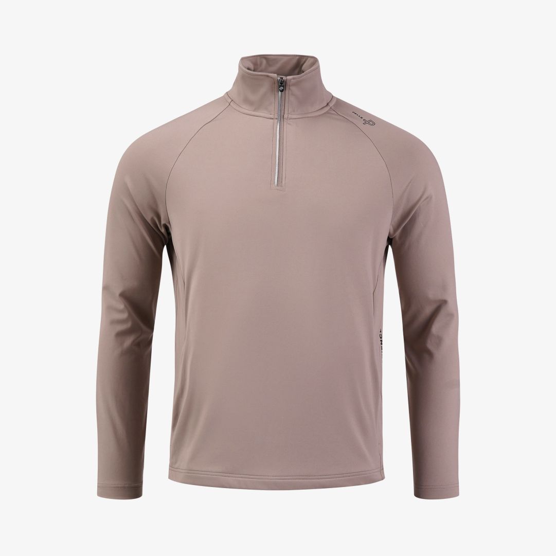 Propulsion Halfzip, Cobblestone Tröja med half zip tillverkad i ett stretchigt och funktionellt material som ger en sval och bekväm känsla Propulsion Halfzip, Cobblestone Tröja med half zip tillverkad i ett stretchigt och funktionellt material som ger en sval och bekväm känsla