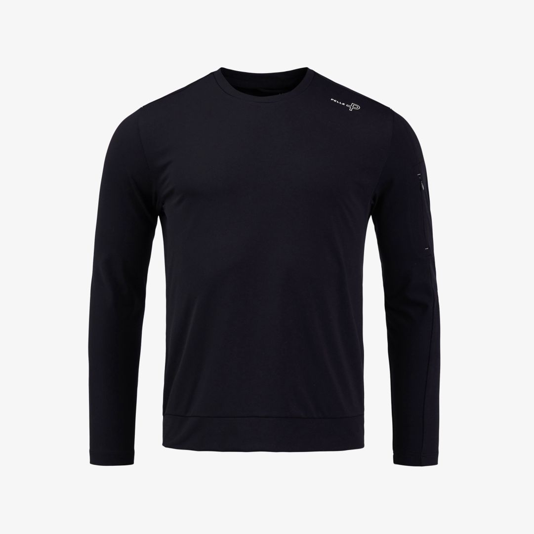 Propulsion Sweater, Ink En riktigt skön, stretchig tröja i fukttransporterande funktionsmaterial