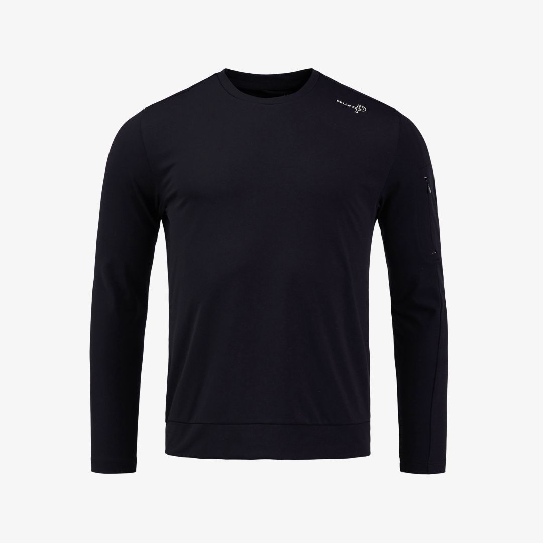 Propulsion Sweater, Ink Sweatshirt tillverkad i ett stretchigt och funktionellt material som ger en sval och bekväm känsla med fuktransporterande egen
