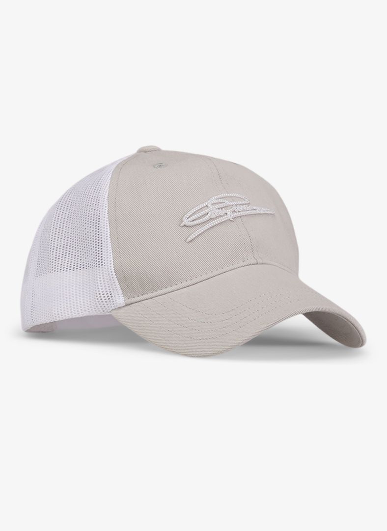 Signature Net Cap, White Keps i 100% bomull med praktisk nätventilation baktill Signature Net Cap, White Keps i 100% bomull med praktisk nätventilation baktill