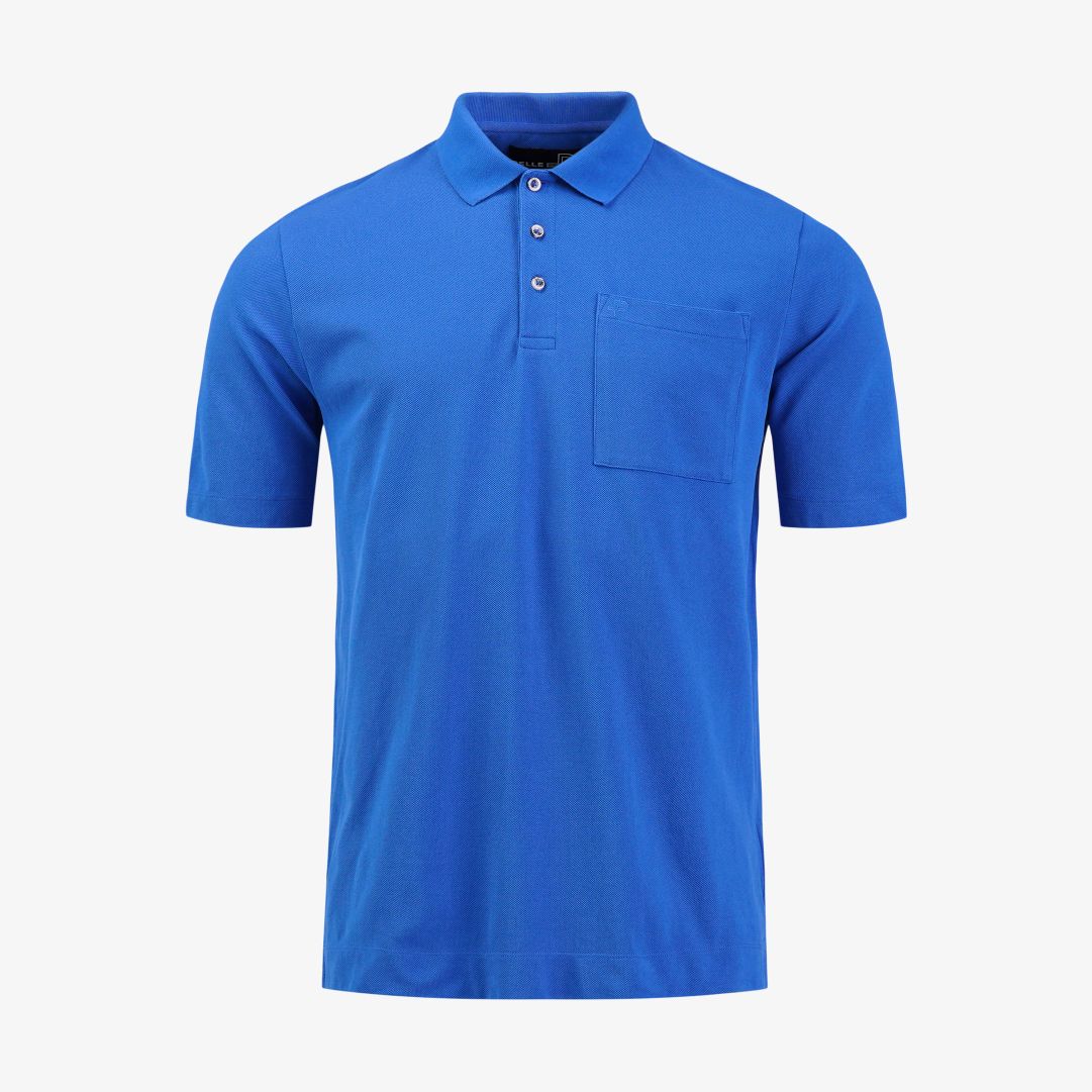Signature polo, Blue lobster En klassisk kortärmad pikétröja med ribbstickad krage för en fräsch retro-look i sommar