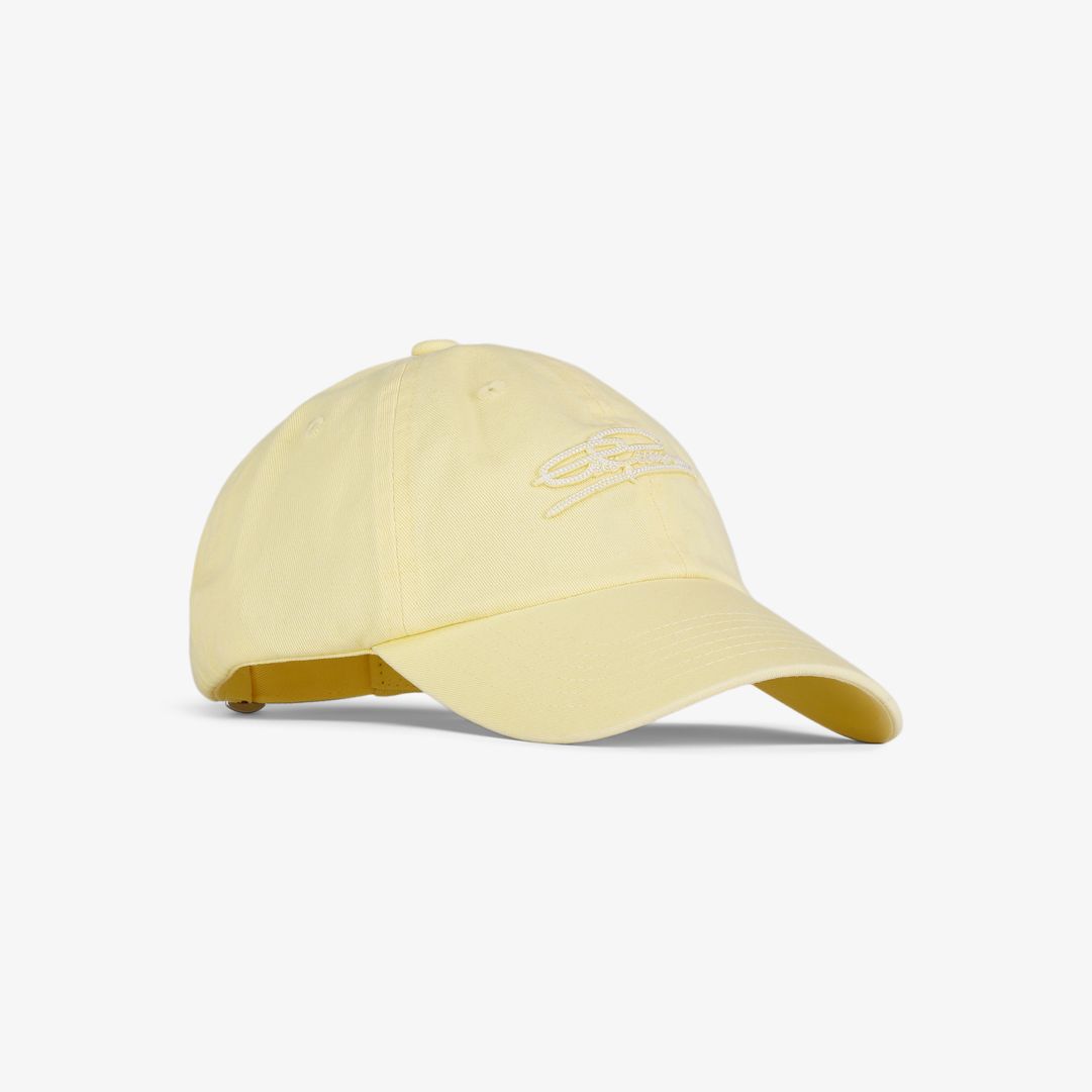 Signature Washed Cap, Radura Yellow Somrig keps i 100% tvättad bomull som bara blir snyggare med tiden