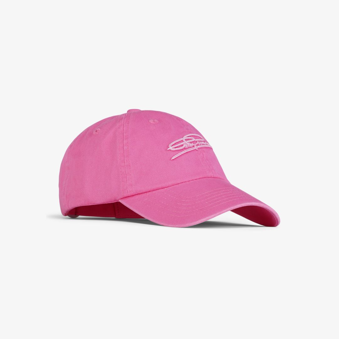 Signature Washed Cap, Cyclamen Somrig keps i 100% tvättad bomull som bara blir snyggare med tiden