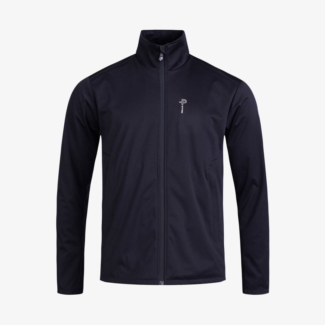 Softshell Jacket, Dk Navy Blue Jacka i vattenresistent och andningsbar Softshell med stretchmembran och meshfoder