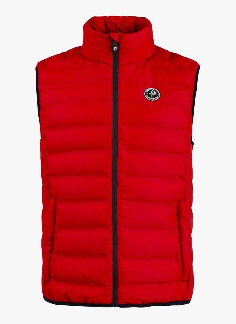 Tempest Vest, Race red Denna vindtäta och värmande dunfria väst är utvecklad för att fungera som ett perfekt alternativ mellan säsongerna då vädret va