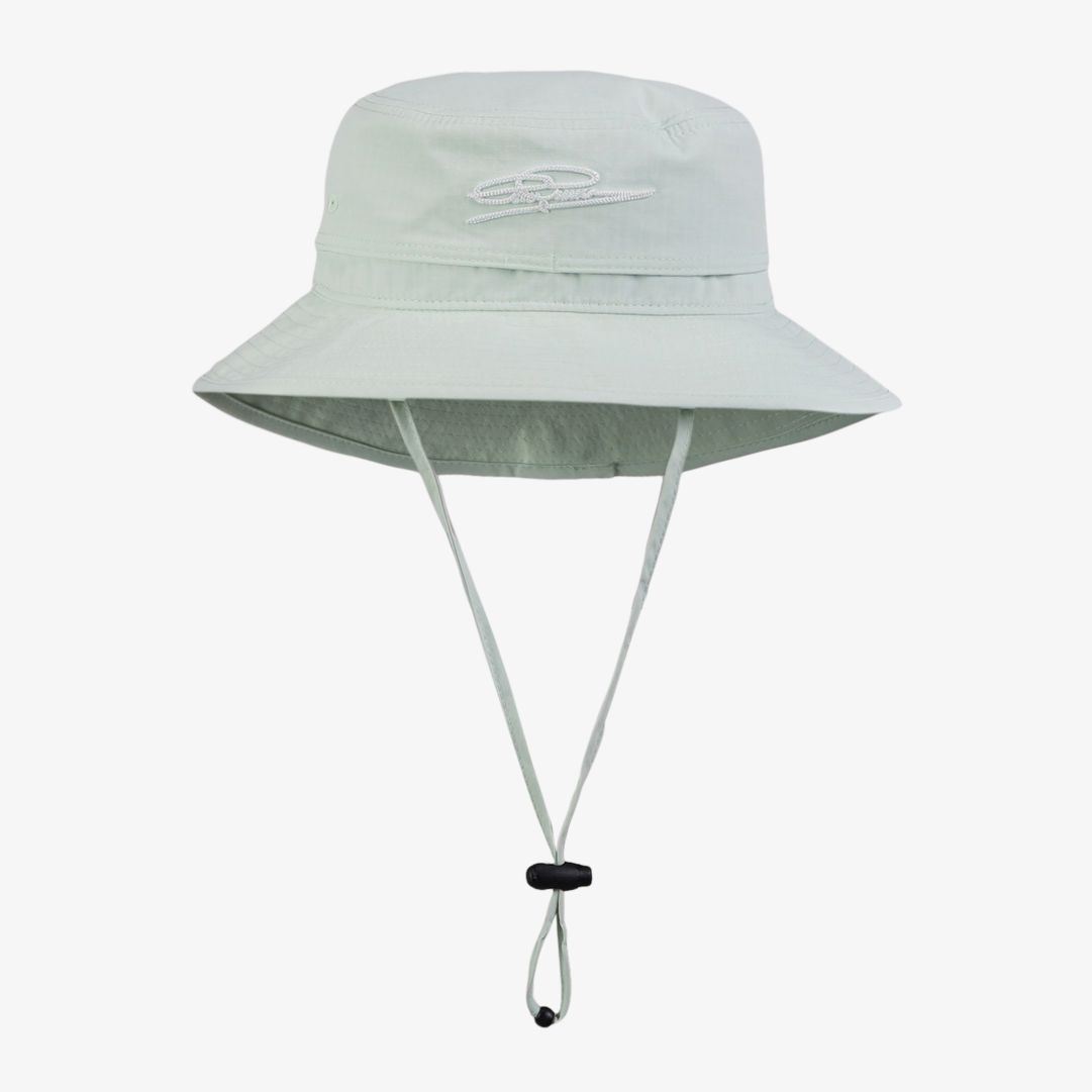 Vela FD Brim Hat, Spray Green Skyddande solhatt i tålig och snabbtorkande Ripstop med meshfoder och justerbara band