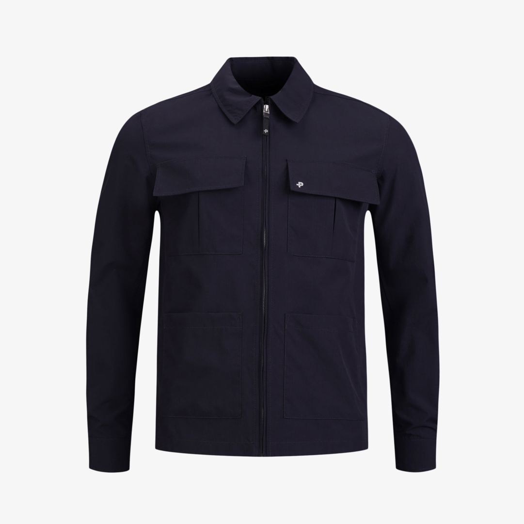 Vela FD Jacket, Dk Navy Blue Jacka i tålig och snabbtorkande Ripstop med dragkedja fram, justerbara ärmslut med tryckknapp, två påsydda fickor på brös