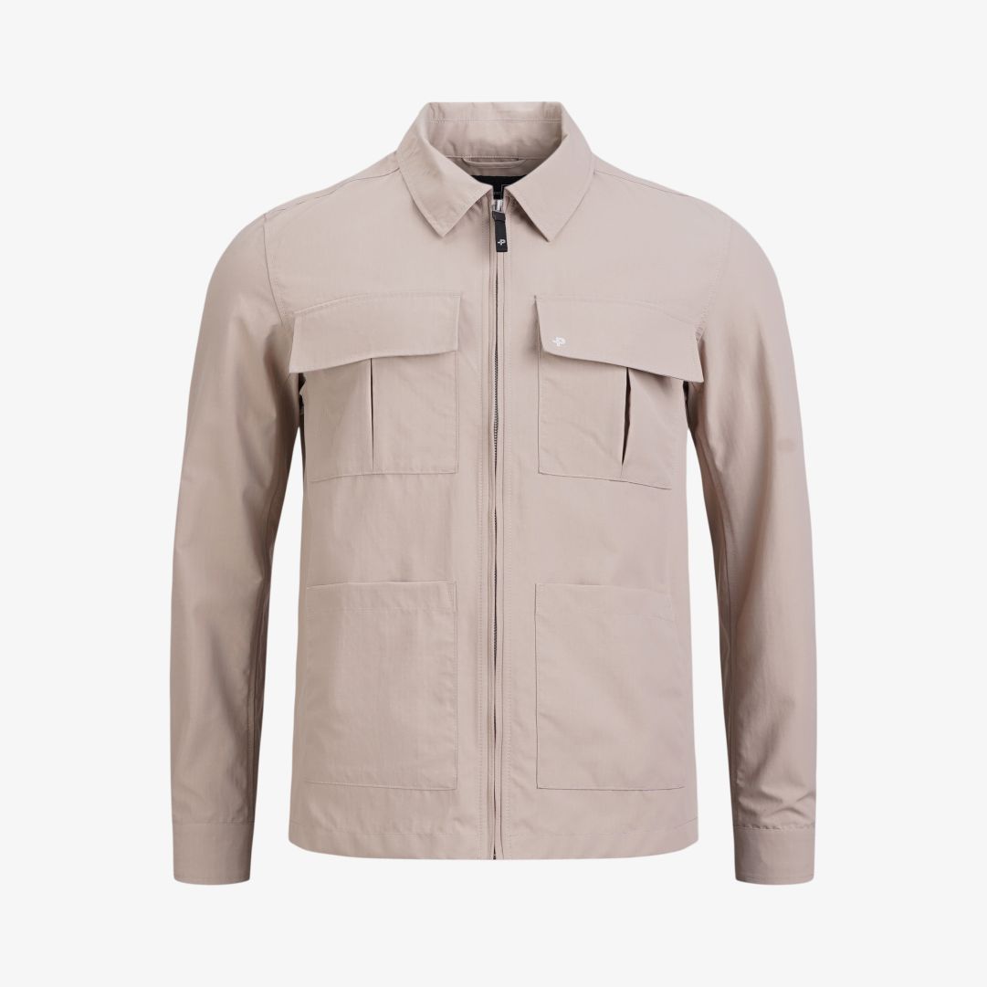 Vela FD Jacket, Tumbled Stone Jacka i tålig och snabbtorkande Ripstop med dragkedja fram, justerbara ärmslut med tryckknapp, två påsydda fickor på brö
