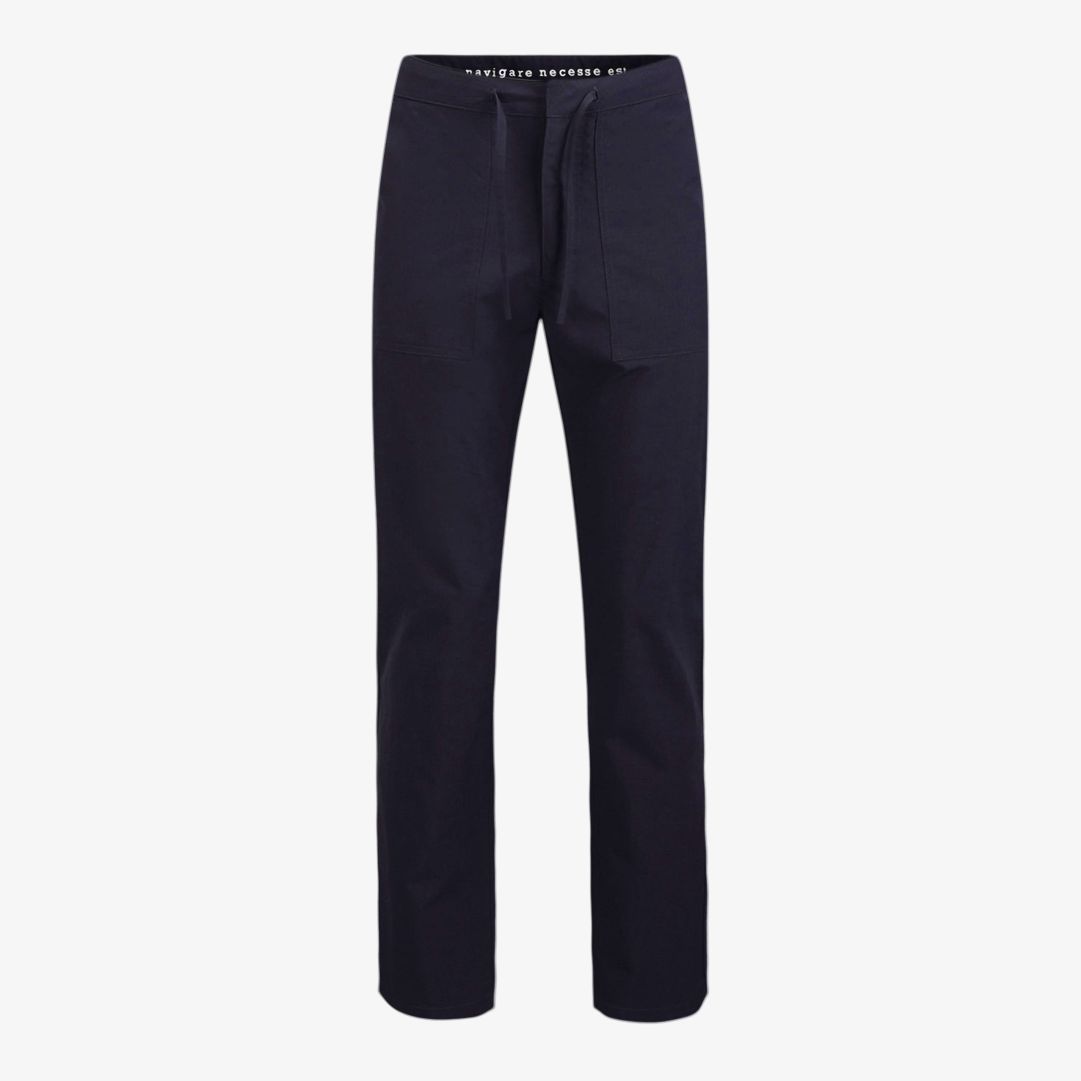 Vela FD Trousers, Dk Navy Blue Byxor i tålig och snabbtorkande Ripstop med dragkedja, justerbar midja, två påsydda framfickor och två påsydda bakficko