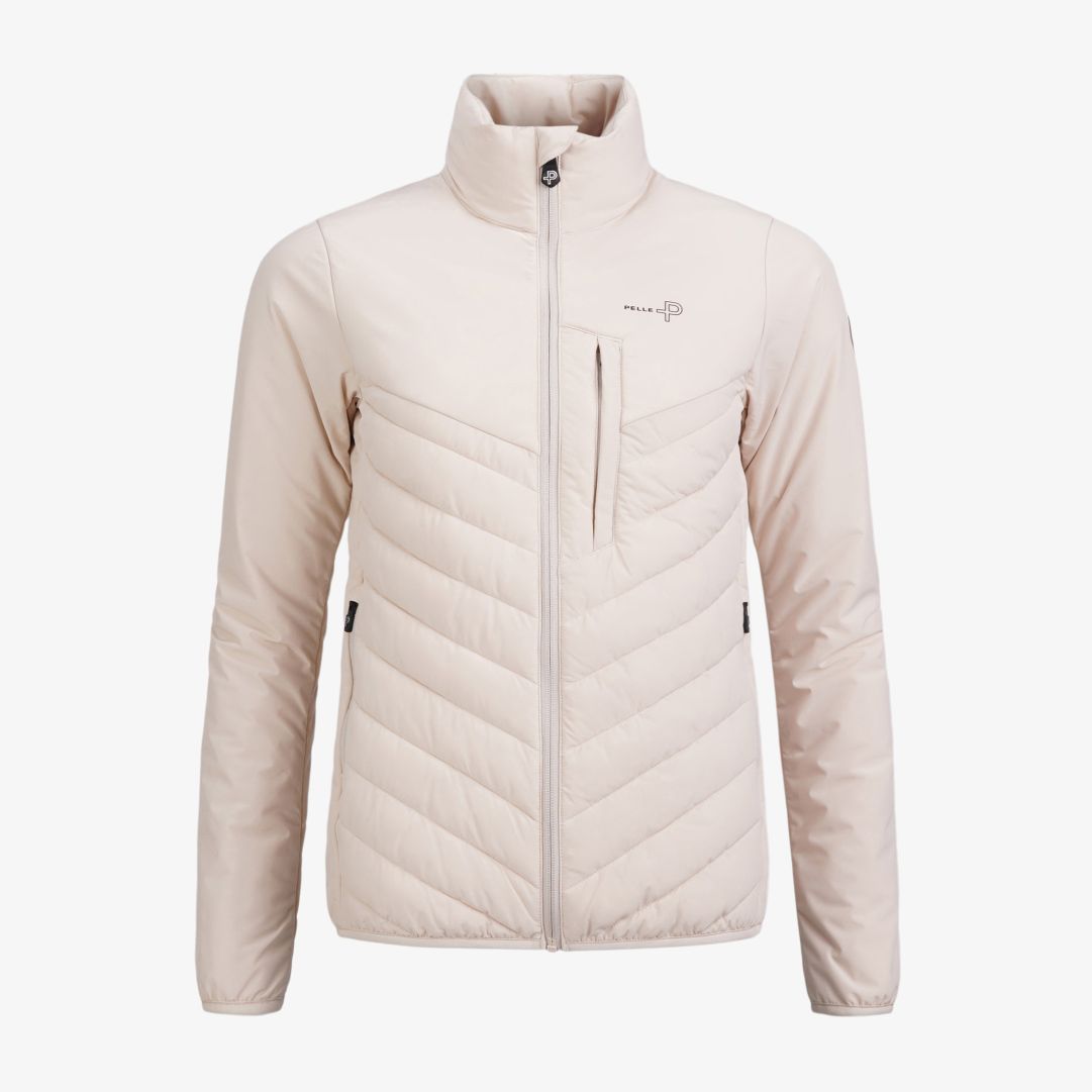 W Arolla Jacket, Lt. Beige Oak Högfunktionell förstärkningsjacka utvecklad för en aktiv livsstil, i stretchigt material för maximal bekvämlighet och f