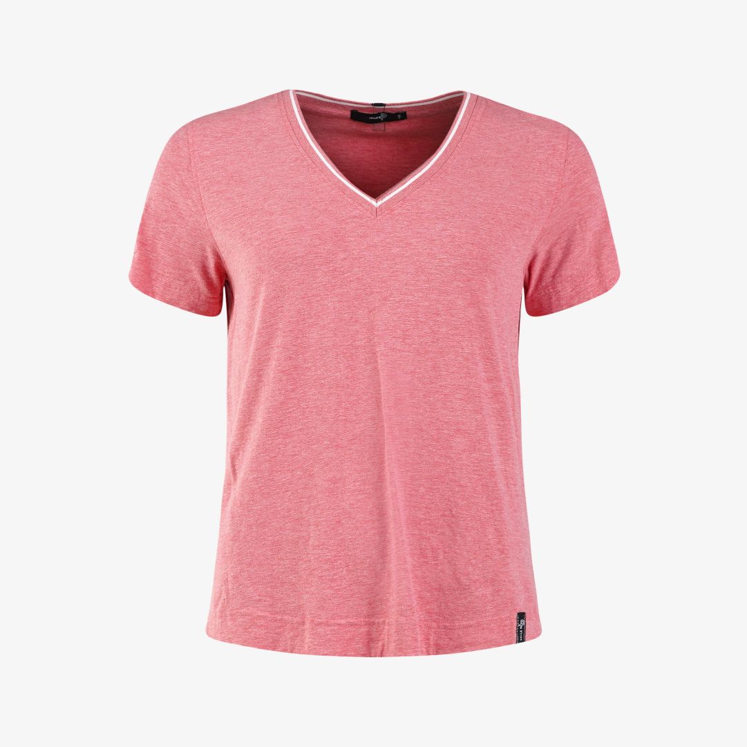 W Asana V-neck, Rasberry lemon melange När du vill ta på dig något svalt och skönt