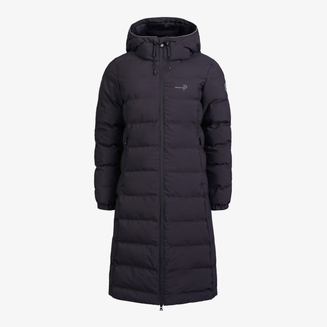 W Commodus reflective Coat, Reflective Charcoal  Denna vinterkappa är tillverkad i ett vatten- och vindavvisande tyg med stretchmembran