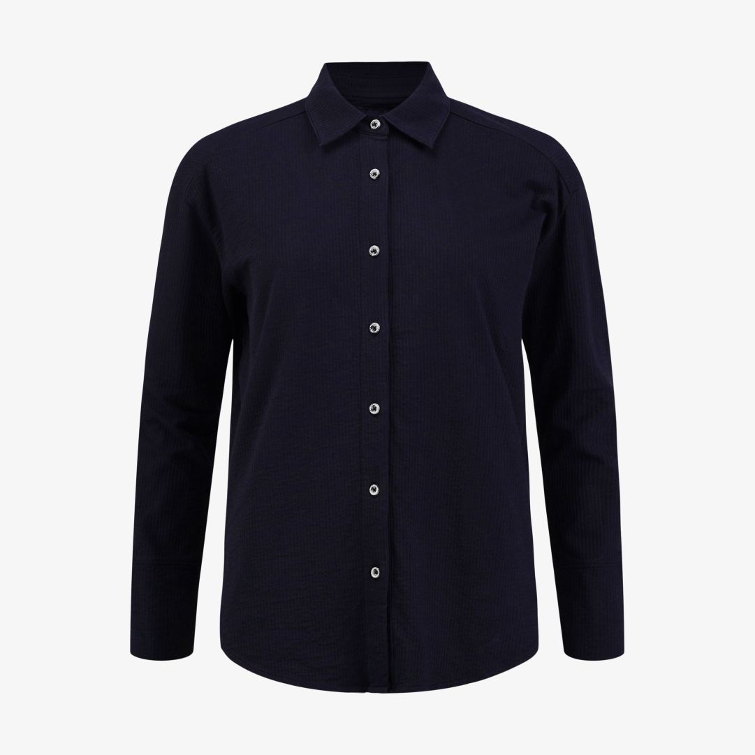 W Dock Shirt, Dk Navy Blue Känn dig snygg och ledig på samma gång W Dock Shirt, Dk Navy Blue Känn dig snygg och ledig på samma gång