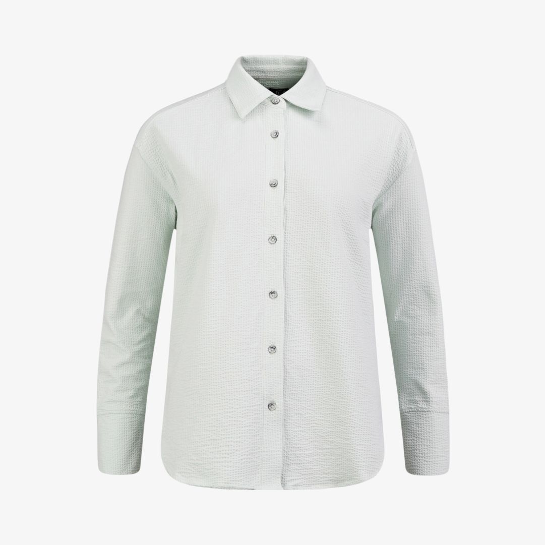 W Dock Shirt, Spray Green Känn dig snygg och ledig på samma gång