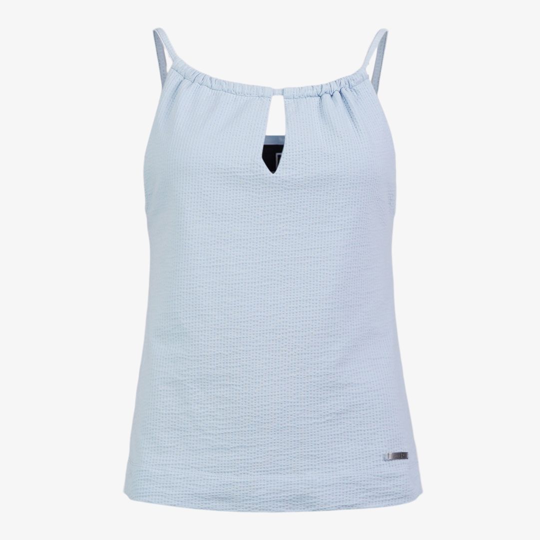 W Dock Strap Top, Atlas Blue Ett naturligt val för varma sommardagar vid havet