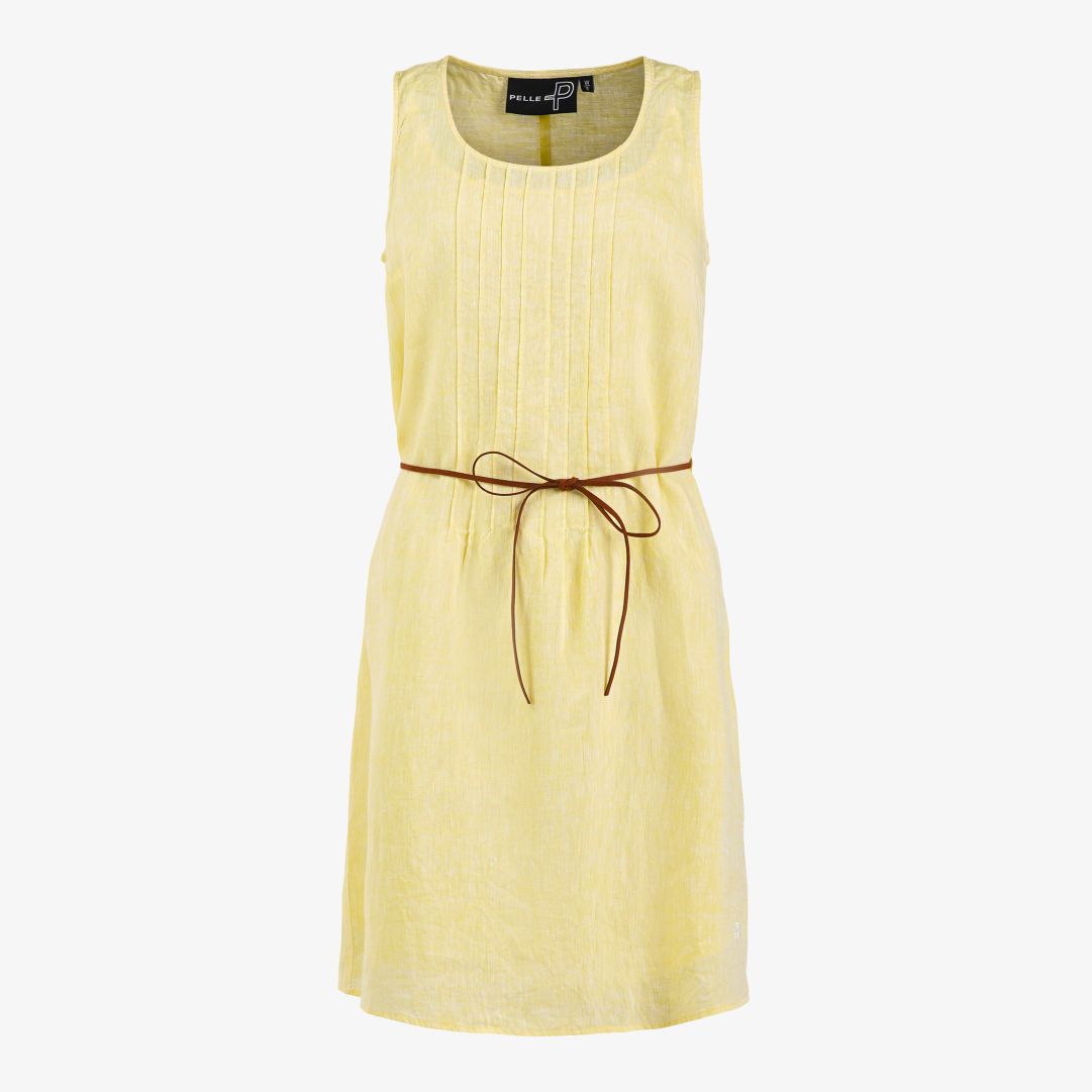 W Linen Dress, Macularius Melange Sval och skön sommarklänning