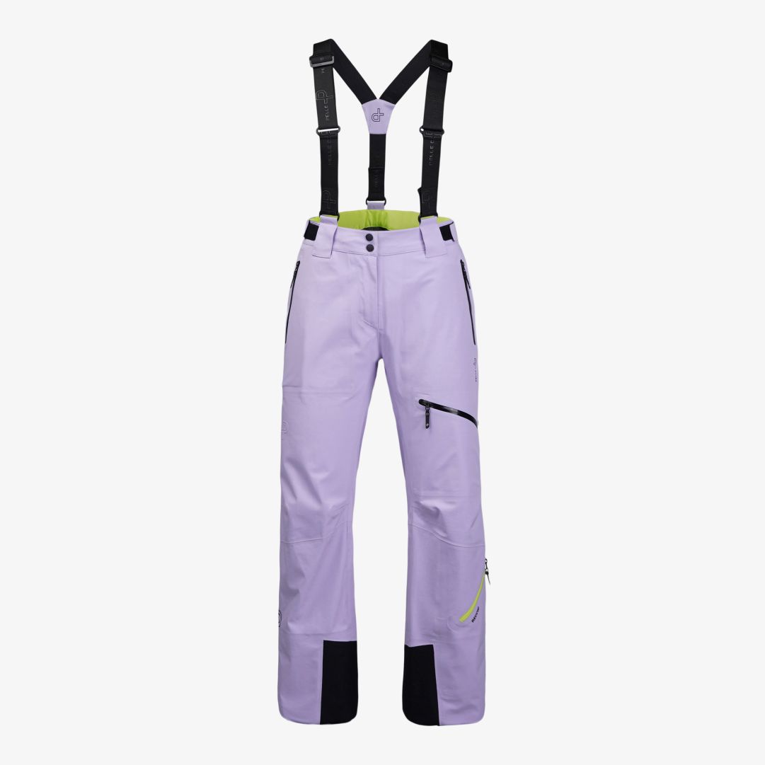 W Notch Ski pants, Catleya  Dessa skidbyxor är tillverkade i ett 100% återvunnet ripstop material med Hi:RES® 20K3L-stretchmembran för att ge ett vind