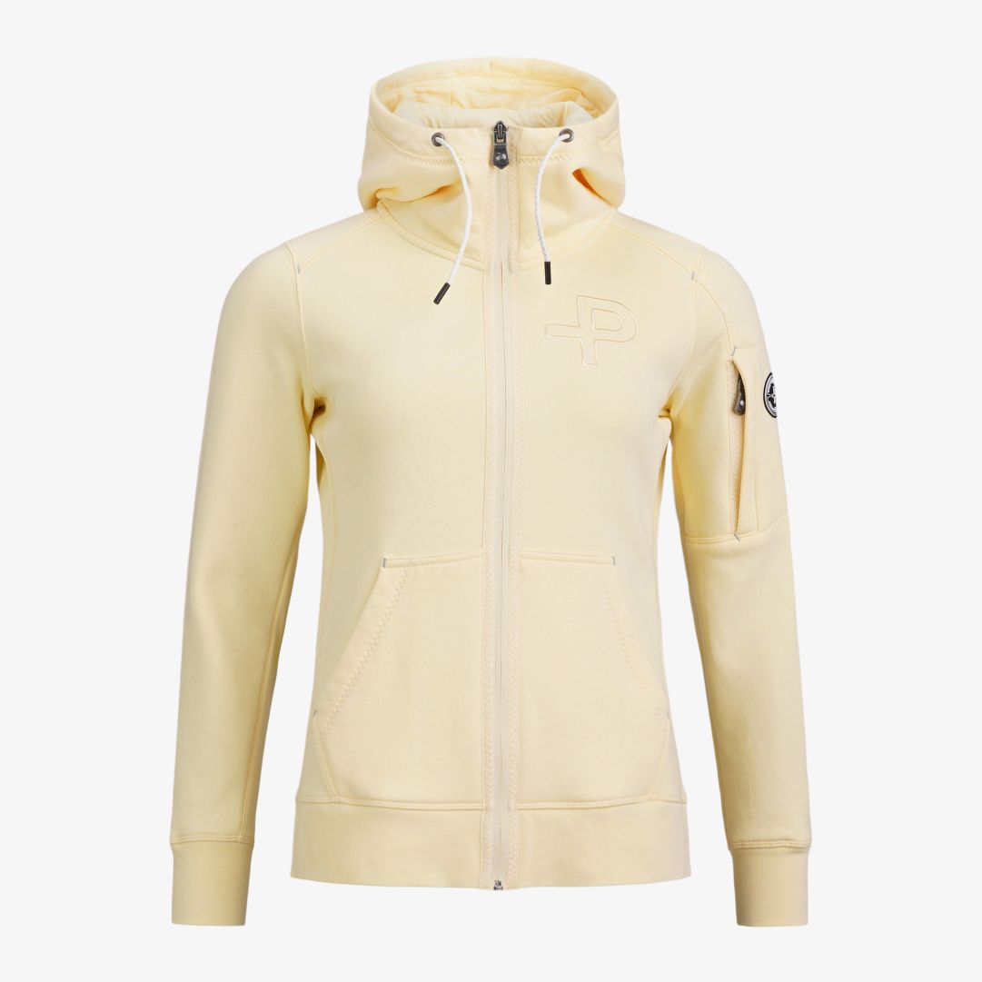 W P-hoodie, Radura Yellow Den perfekta hoodien och en riktig klassiker i Pelle P's sortiment