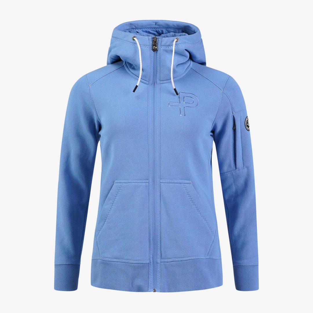 W P-hoodie, Forget-me-not Den perfekta hoodien och en riktig klassiker i Pelle P's sortiment