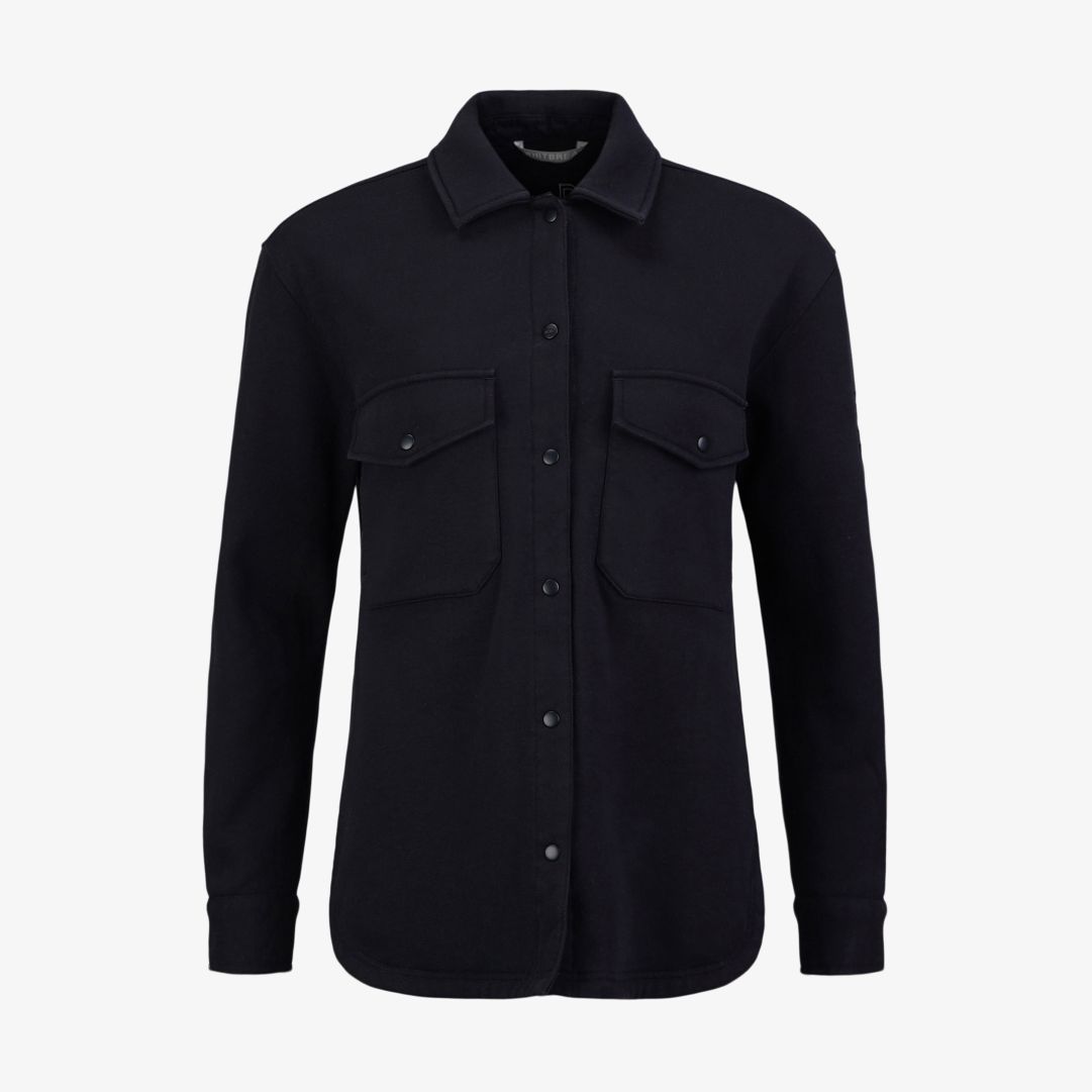 W P-Overshirt, Dk Navy Blue Ett mångsidigt plagg som kan användas som både skjorta och jacka