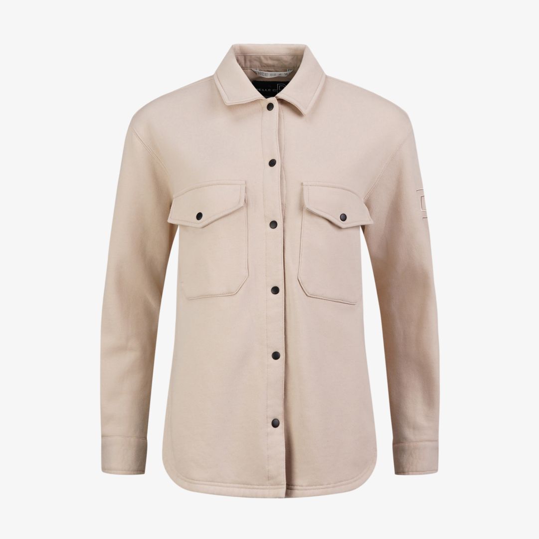 W P-Overshirt, Lt. Beige Oak Ett mångsidigt plagg som kan användas som både skjorta och jacka