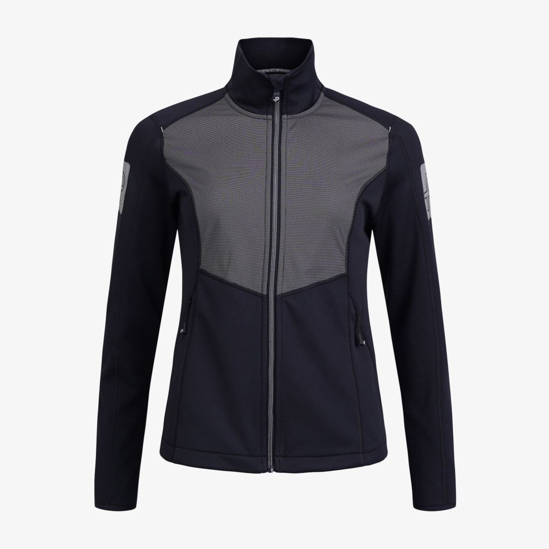 W Plannard Flex Jacket, Dk Navy Blue Multifunktionell jacka som funkar lika bra ute i längdspåret som till ett par jeans eller som mellanlager riktigt