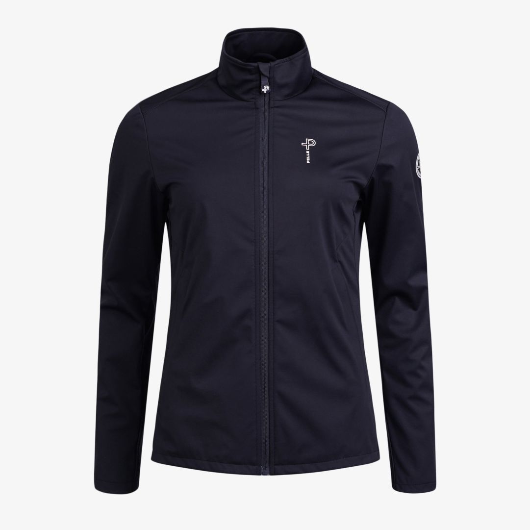 W Softshell Jacket, Dk Navy Blue Jacka i vattenresistent och andningsbar Softshell med stretchmembran och meshfoder