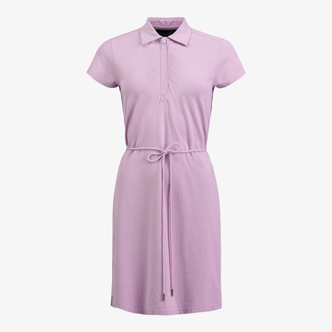 W Yawl Dress, Amethyst En klassisk pikéklänning i ny tappning med retro-design