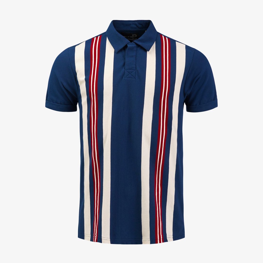 Yawl Polo, Acara Blue Stripe En klassisk bomullspiké i ny tappning som tillför en cool retroprägel