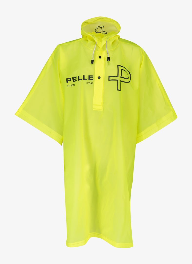 Poncho, Fluorescent Yellow Bli inte överraskad av en störtskur