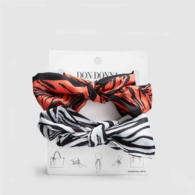 Don Donna Heather scarf bag charm