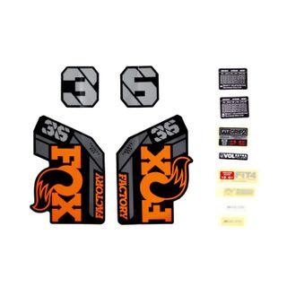 FOX 803-01-521 Decal Kit 2021 36 FS Orange