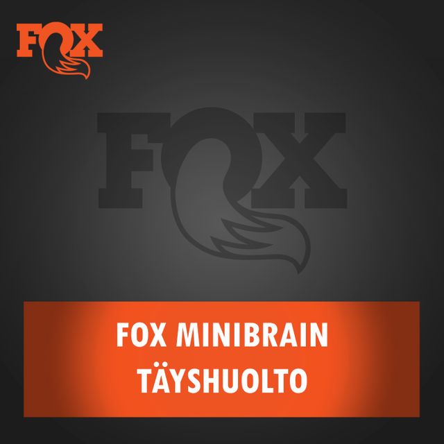 Fox Minibrain iskunvaimentimen täyshuolto