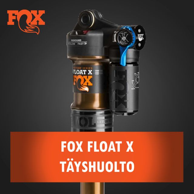 Fox Float X (vanha) ja DHX Air -iskunvaimentimen täyshuolto