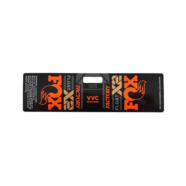 FOX 024-13-031 Decal 2021 F-S Float X2 Resy Orange