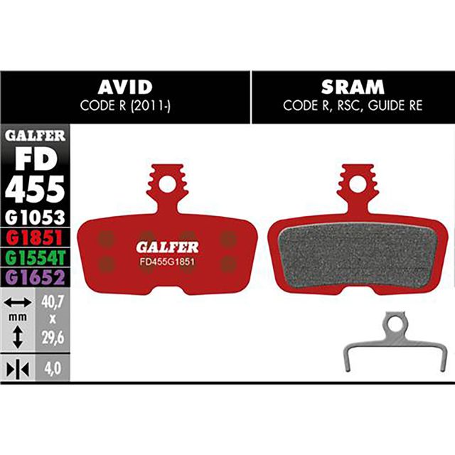 Galfer jarrupala Avid / SRAM Code R 2011 / Guide