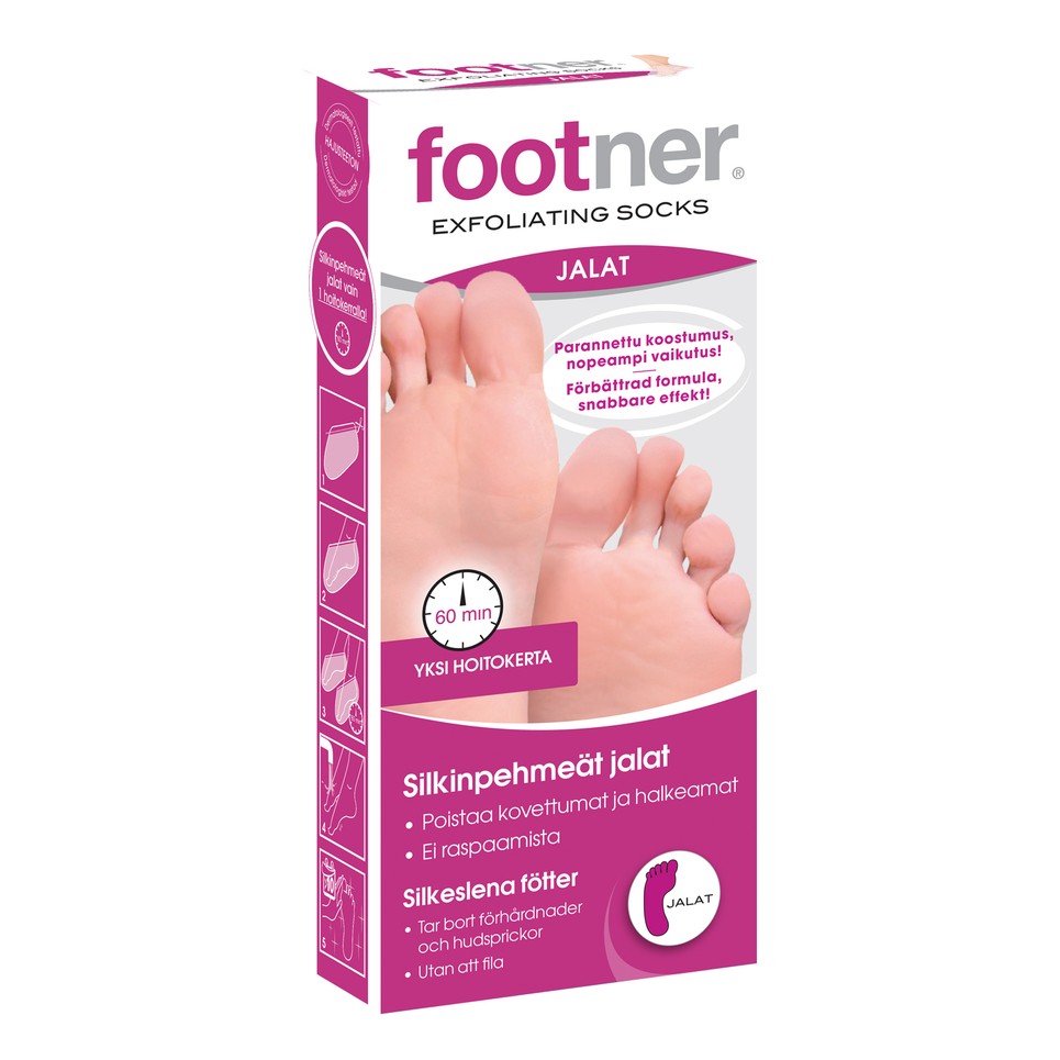 Footner Exfoliating Socks kuorintasukat