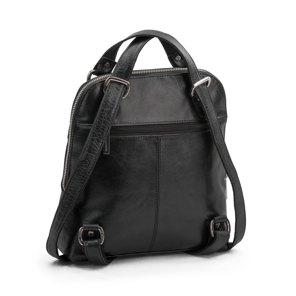 Ryggsekk & Shopper 2i1 i skinn Ryggsekk & Shopper 2i1 i skinn