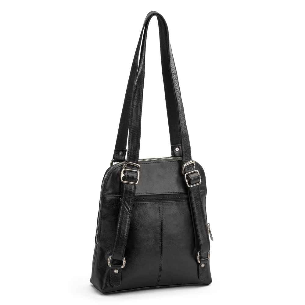 Ryggsekk & Shopper 2i1 i skinn Ryggsekk & Shopper 2i1 i skinn
