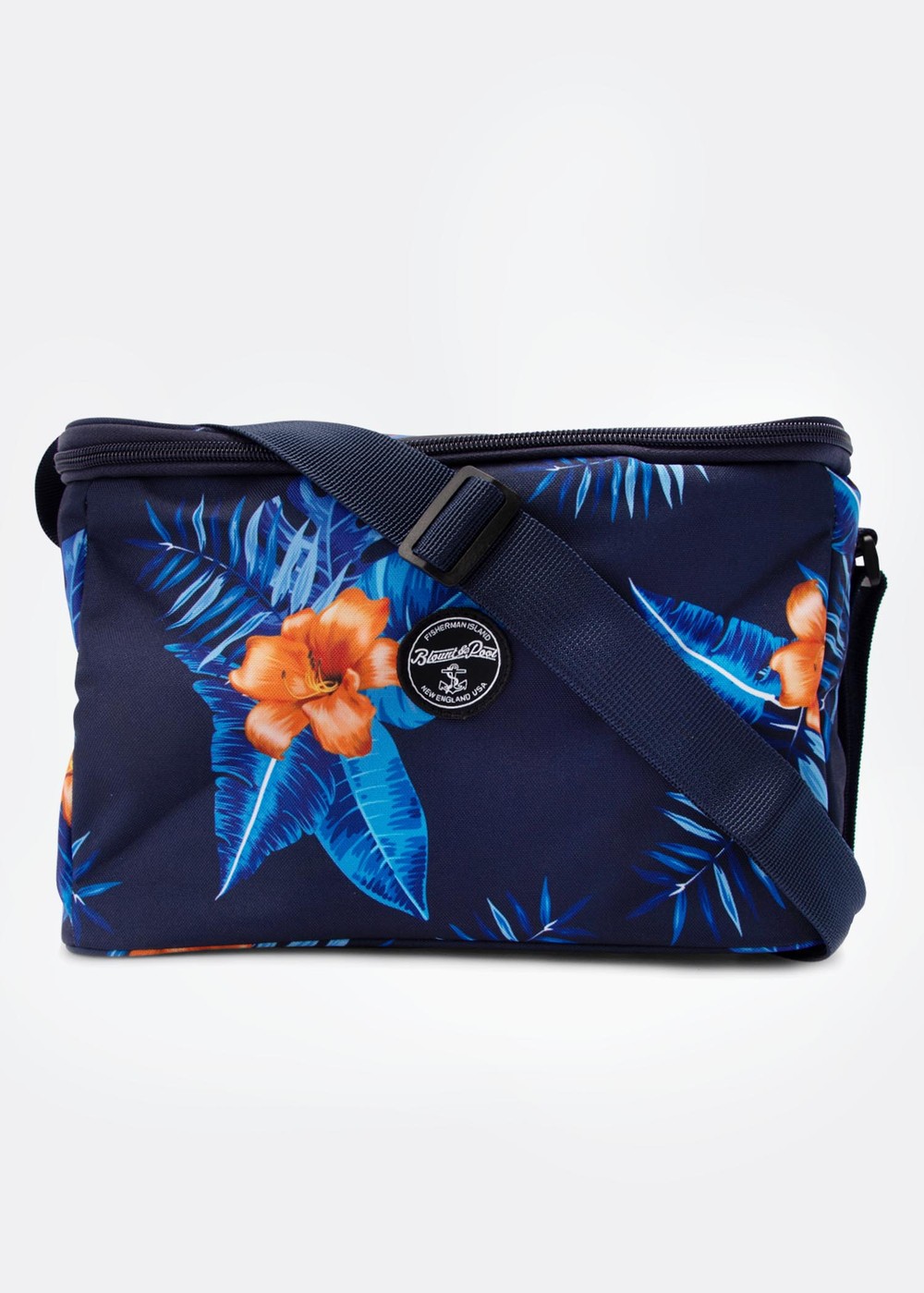 Tropical Cool Bag, Navy Orange Flower, Onesize,  Herr Tropical Cool Bag, Navy Orange Flower, Onesize,  Herr