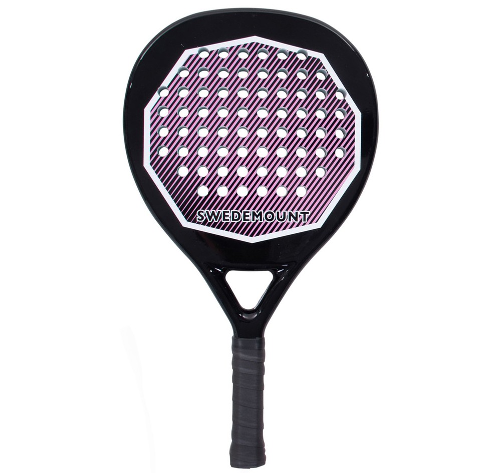 Pro Padel Racket, Black/Pink, Onesize,  Racket Och Bollar