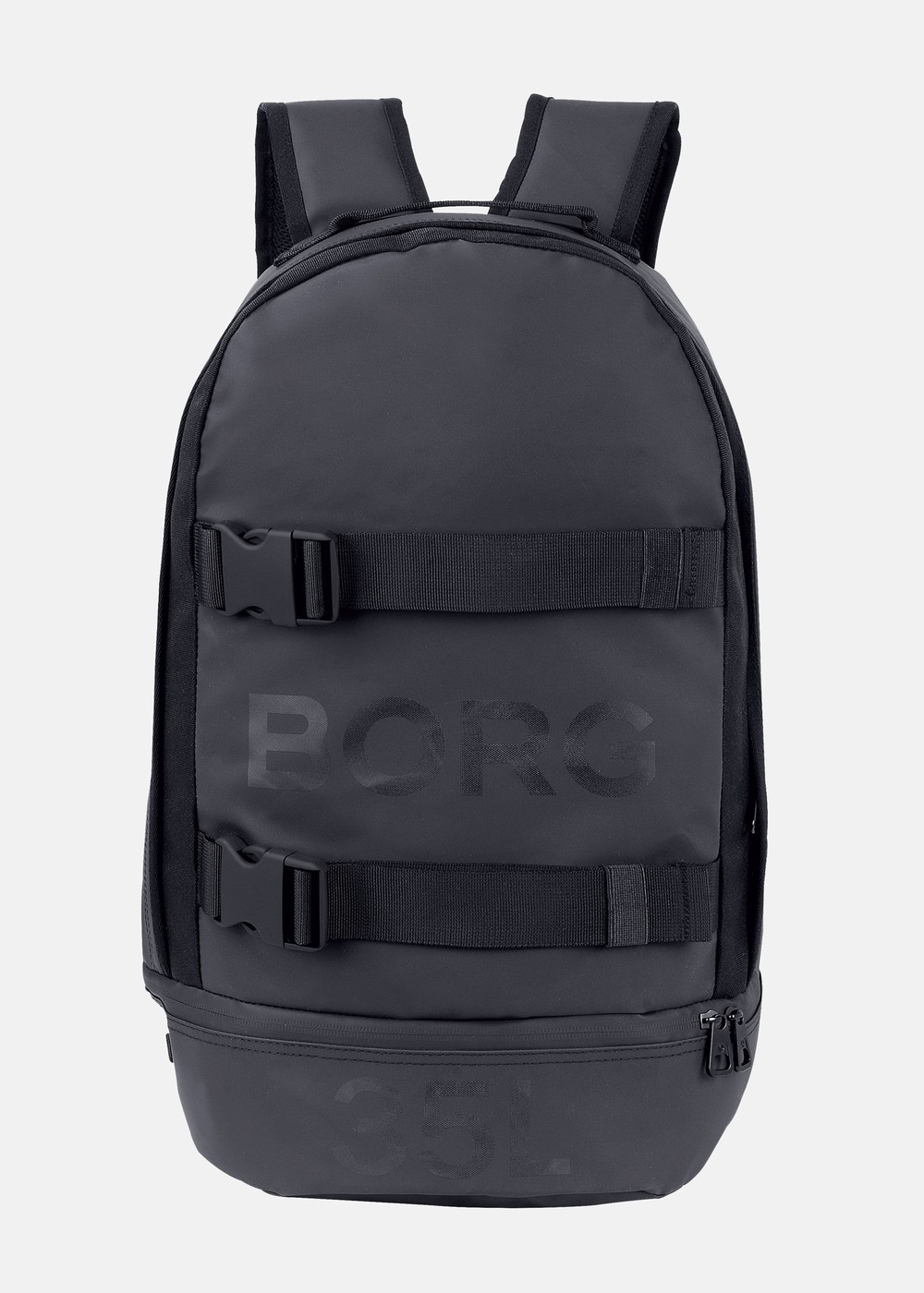 Borg Duffle Backpack Black Beauty OneSize, Black Beauty