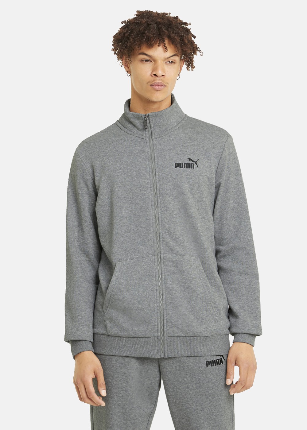 Ess Track Jacket Tr, Medium Gray Heather, Xl,  Löparkläder