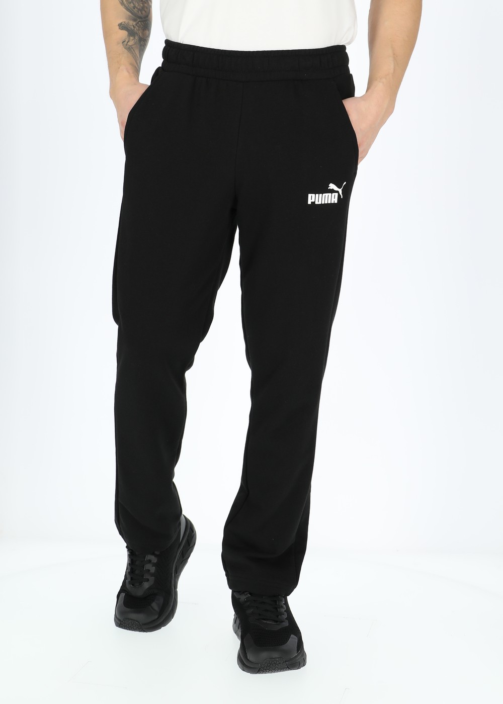 Ess Logo Pants Tr Op, Puma Black, S,  Vardagsbyxor