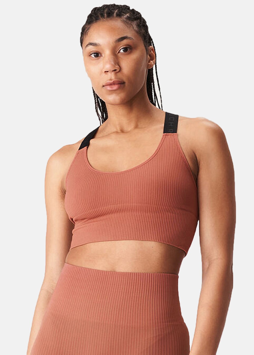 Seamless Rib Sportsbra, Copper Brown, Xs-S,  Löparkläder