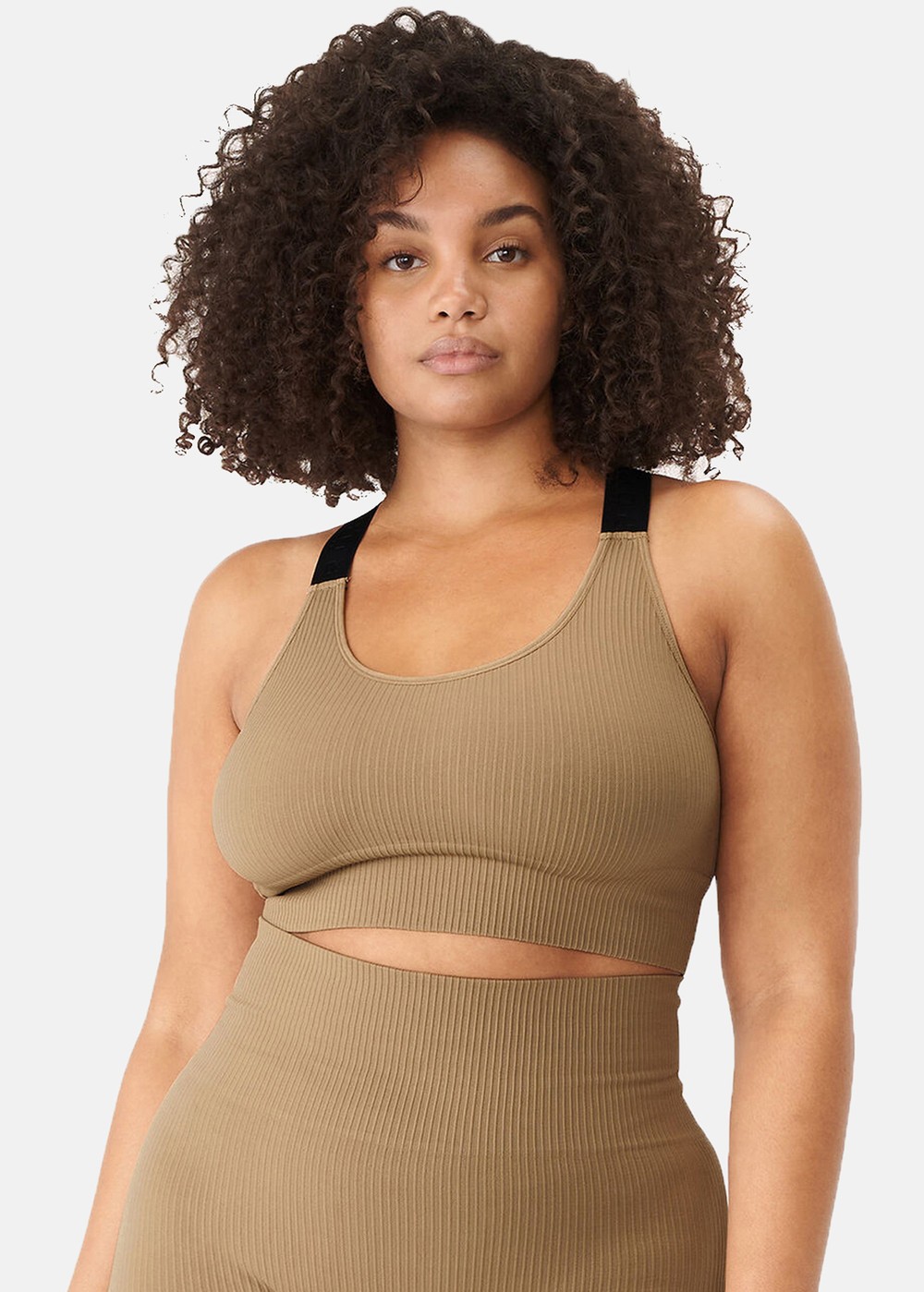 Seamless Rib Sportsbra, Oak, Xs-S,  Löparkläder