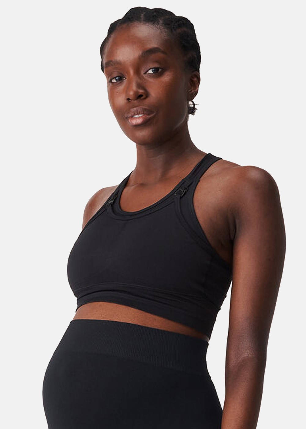 Maternity Soft Sportsbra, Black, Xs-S,  Sport-Bh