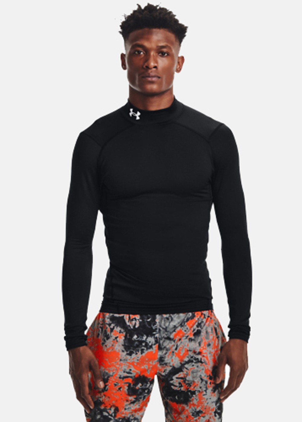 Ua Cg Armour Comp Mock, Black, S,  Träningströjor Ua Cg Armour Comp Mock, Black, S,  Träningströjor